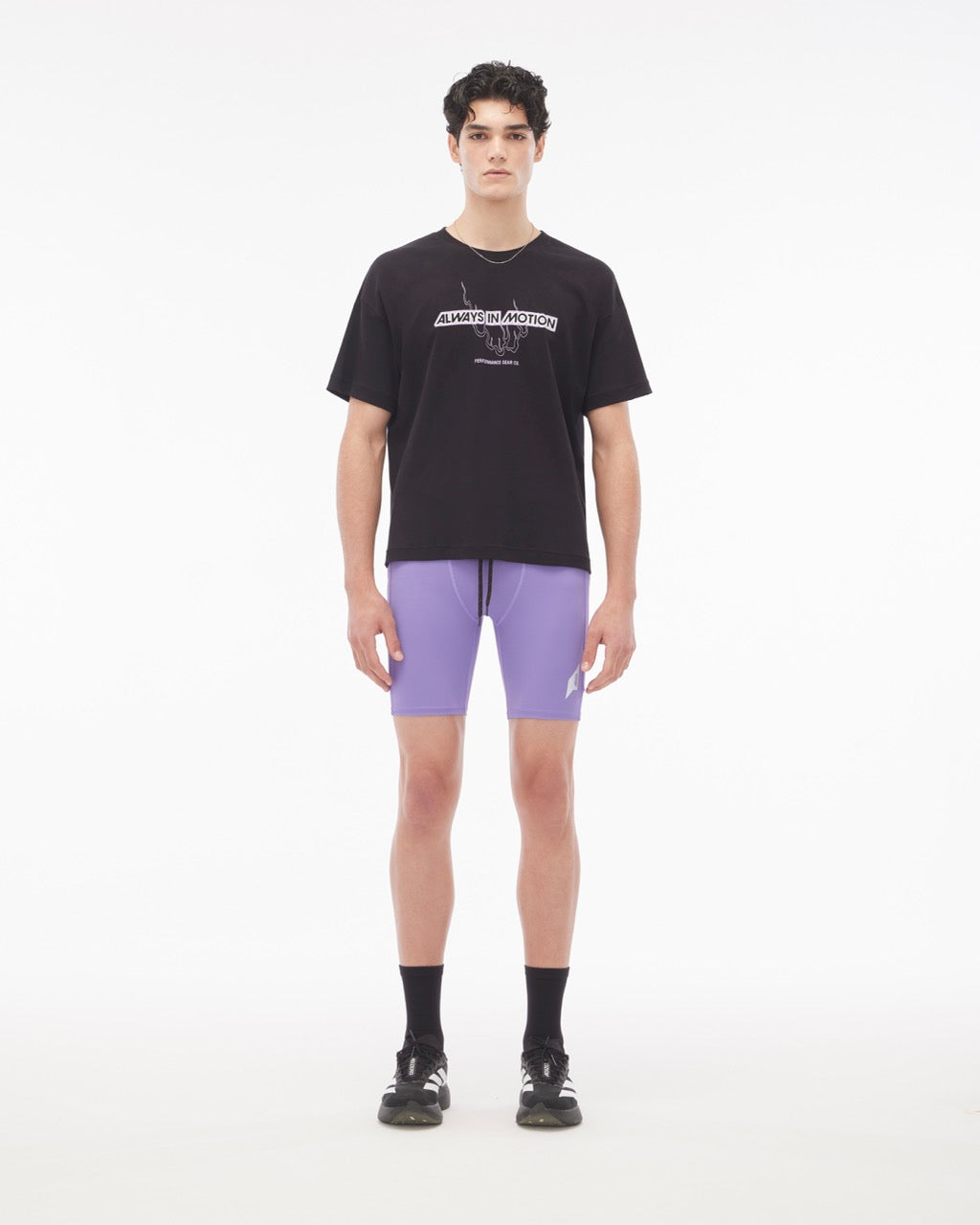 Camiseta Boxy Raio Preto