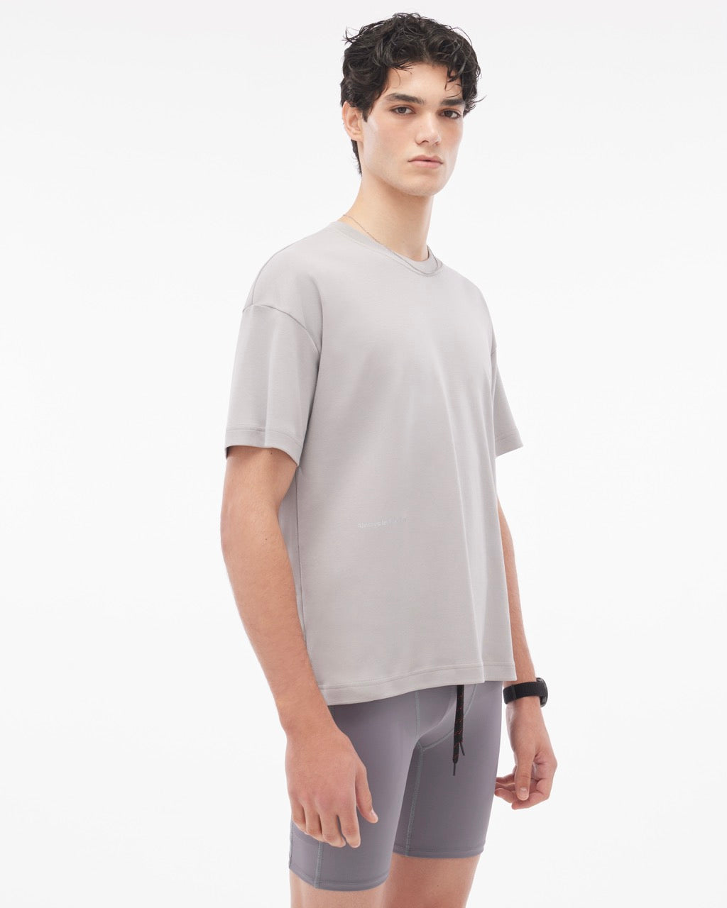 Camiseta Boxy Refletiva Cromo