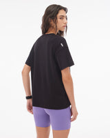 Camiseta Boxy Raio Preto