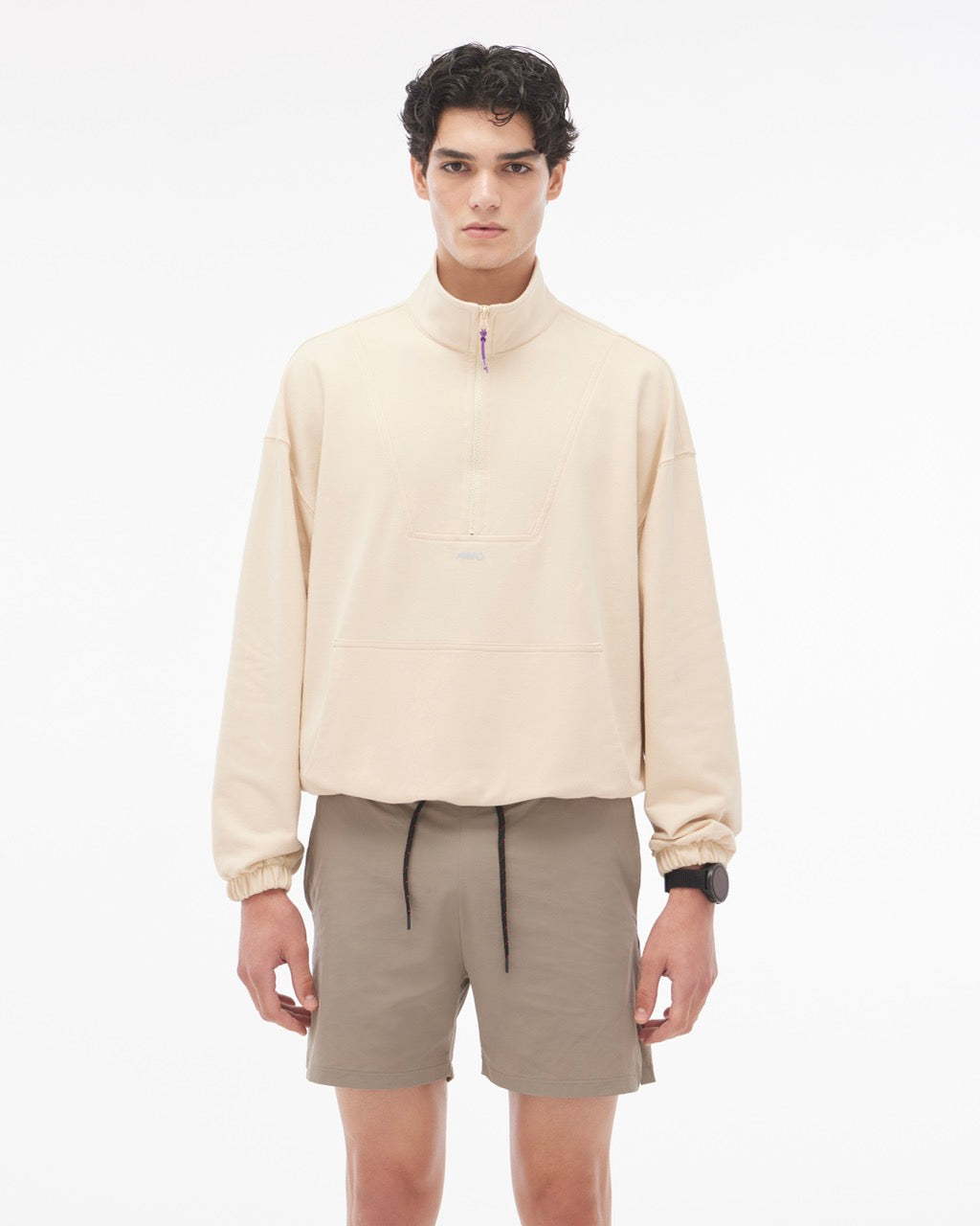 Casaco Day Off Light Half-Zip Areia