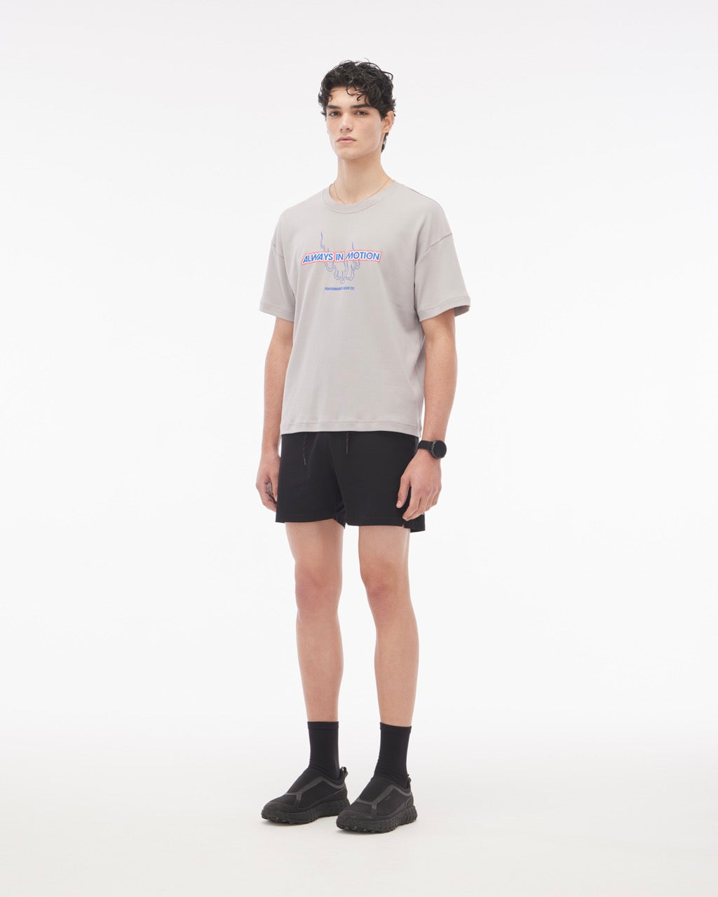 Camiseta Boxy Raio Cromo