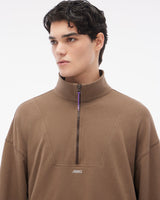 Casaco Day Off Light Half-Zip Marrom