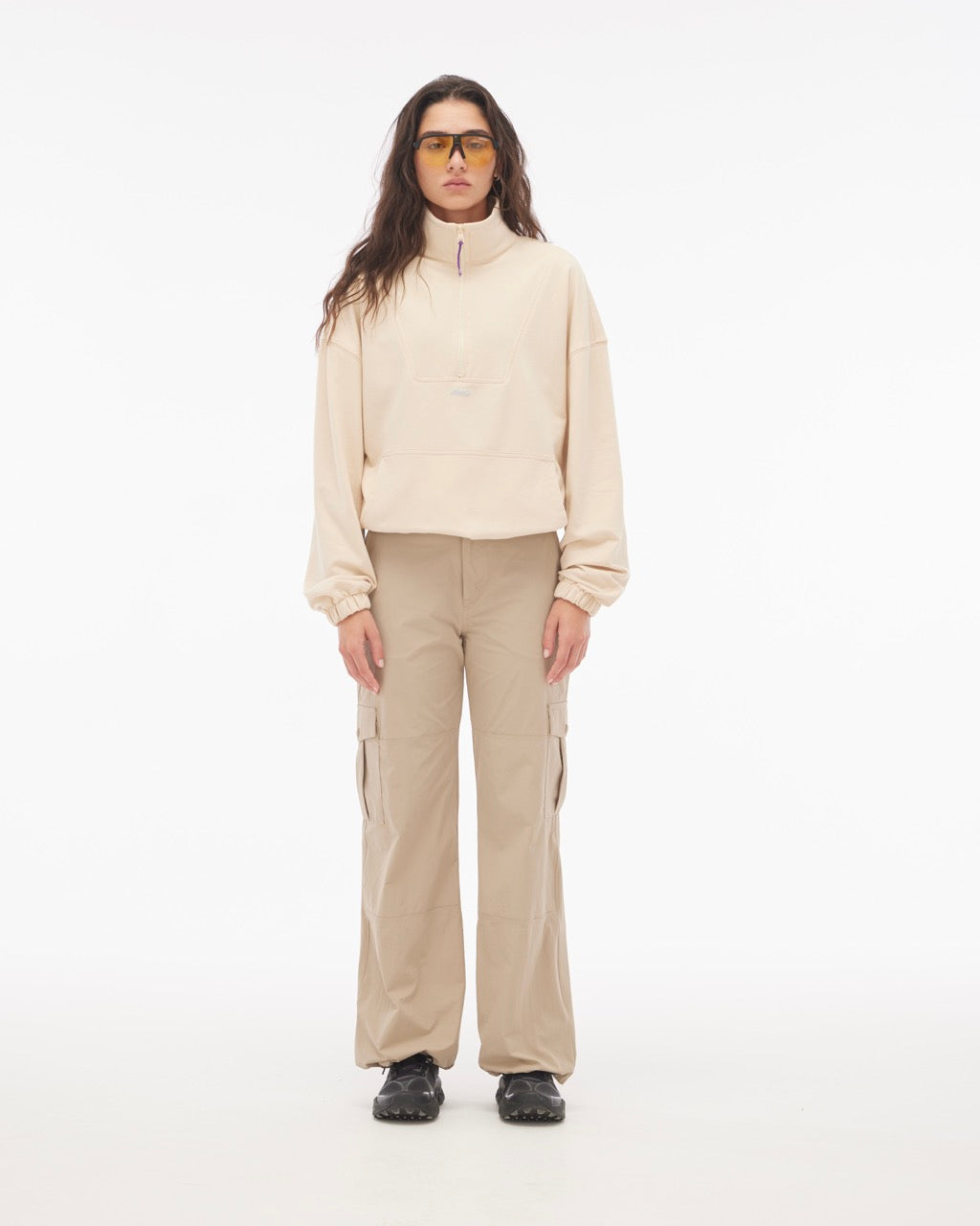 Casaco Day Off Light Half-Zip Areia