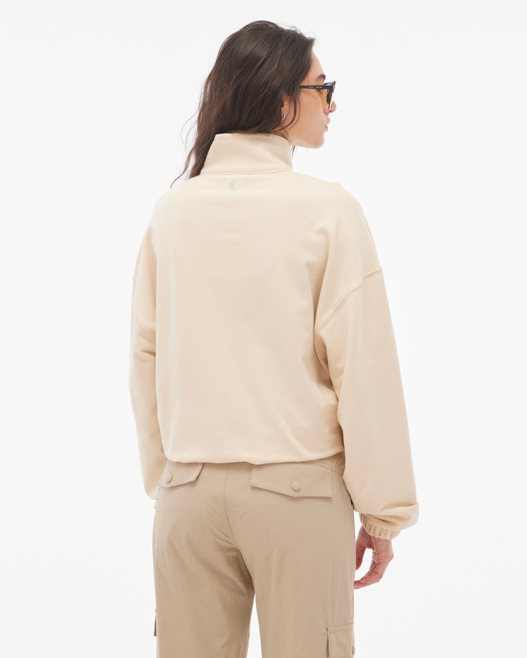 Casaco Day Off Light Half-Zip Areia