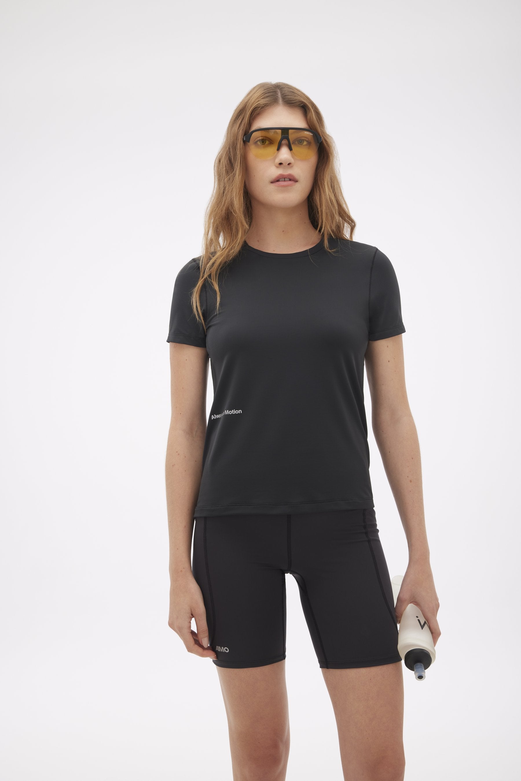 Camiseta Runner UV Fem Preta