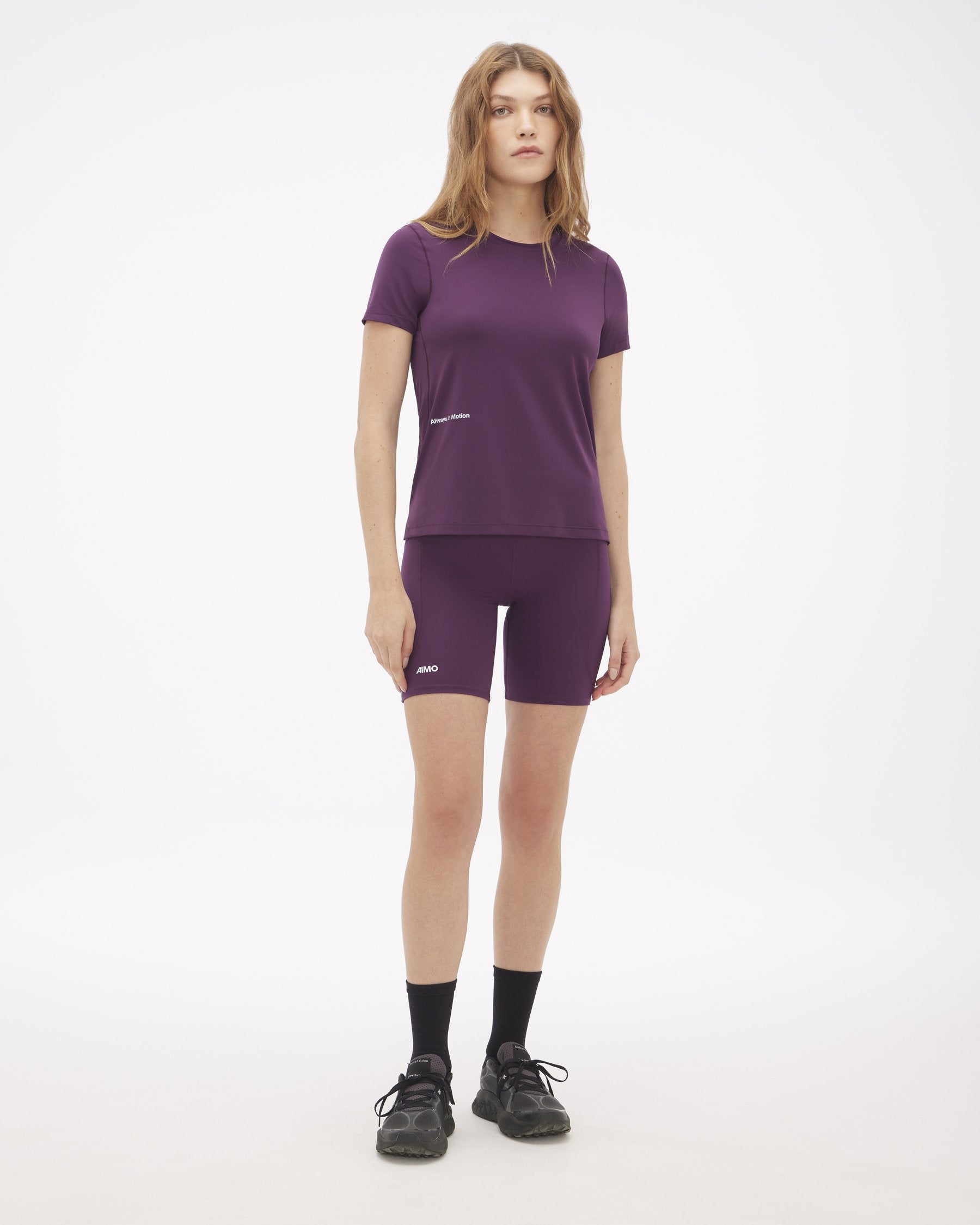 Camiseta Runner UV Fem Roxa