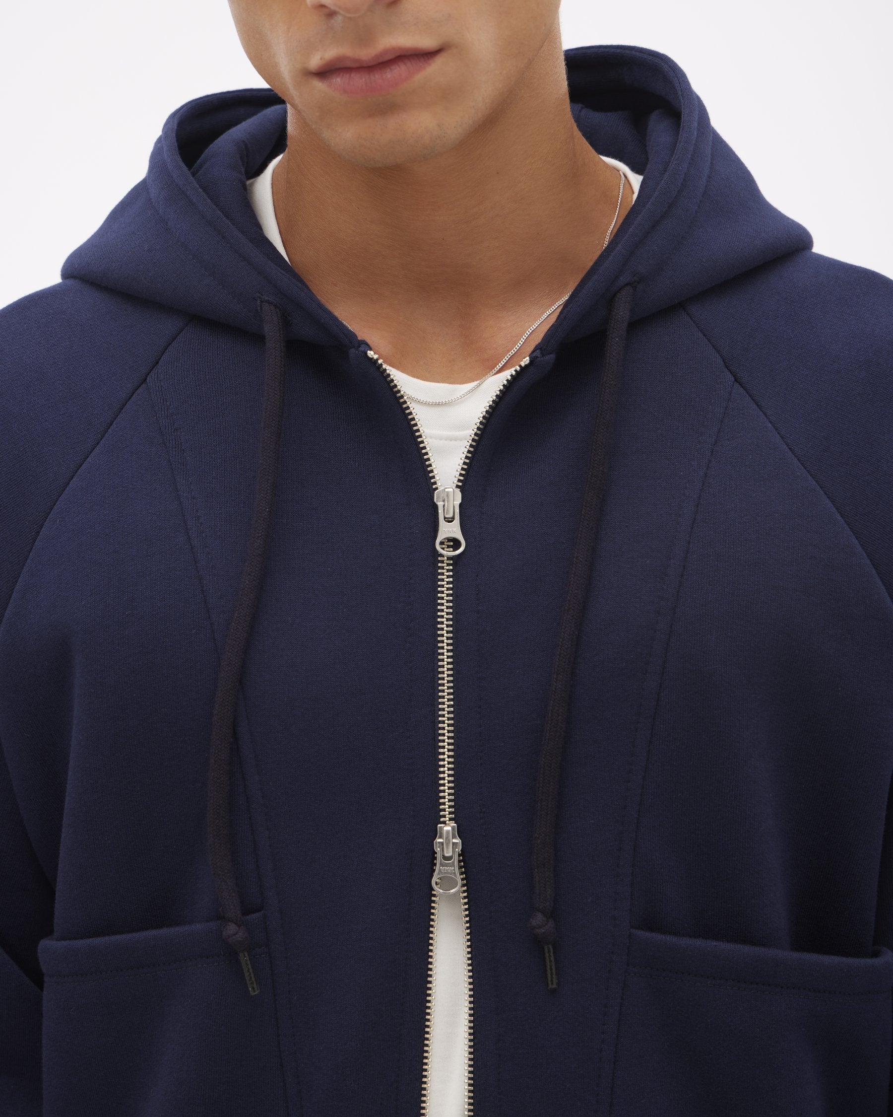 Casaco DualZip Pockets Marinho