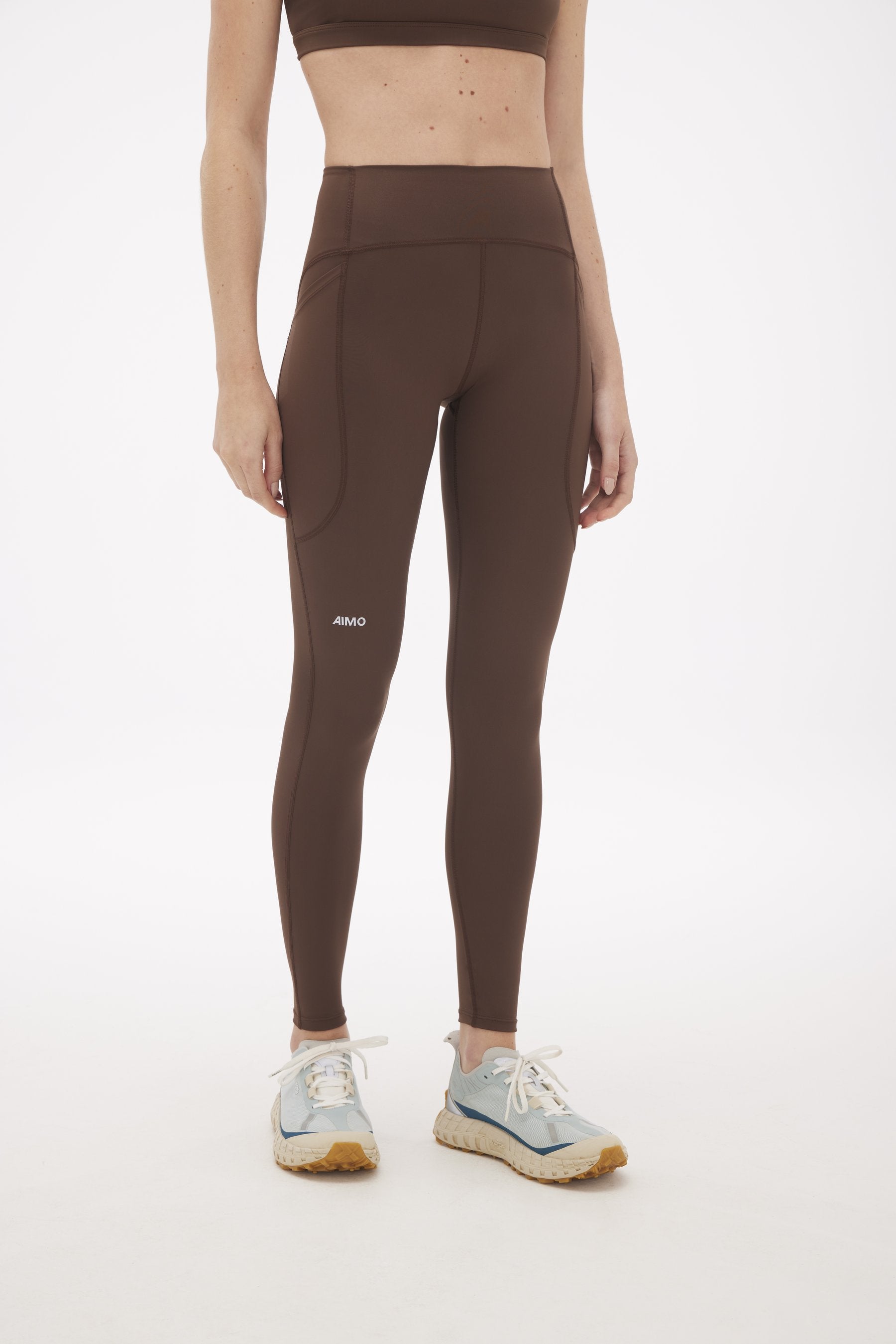Legging Daily Pockets Marrom