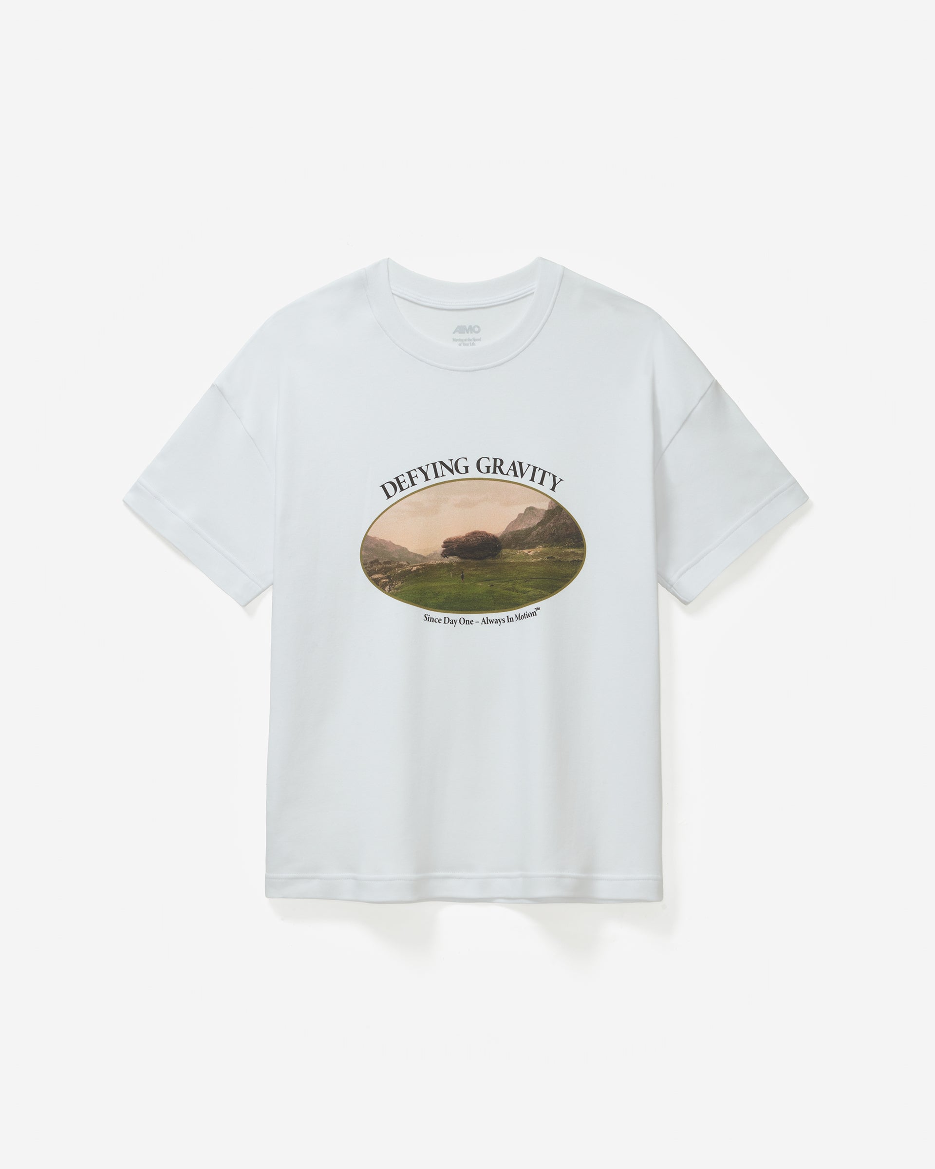 Camiseta Boxy Gravity Branca