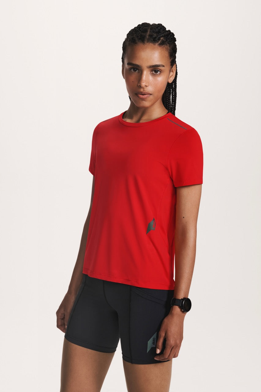 Camiseta Runner UV F Vermelha