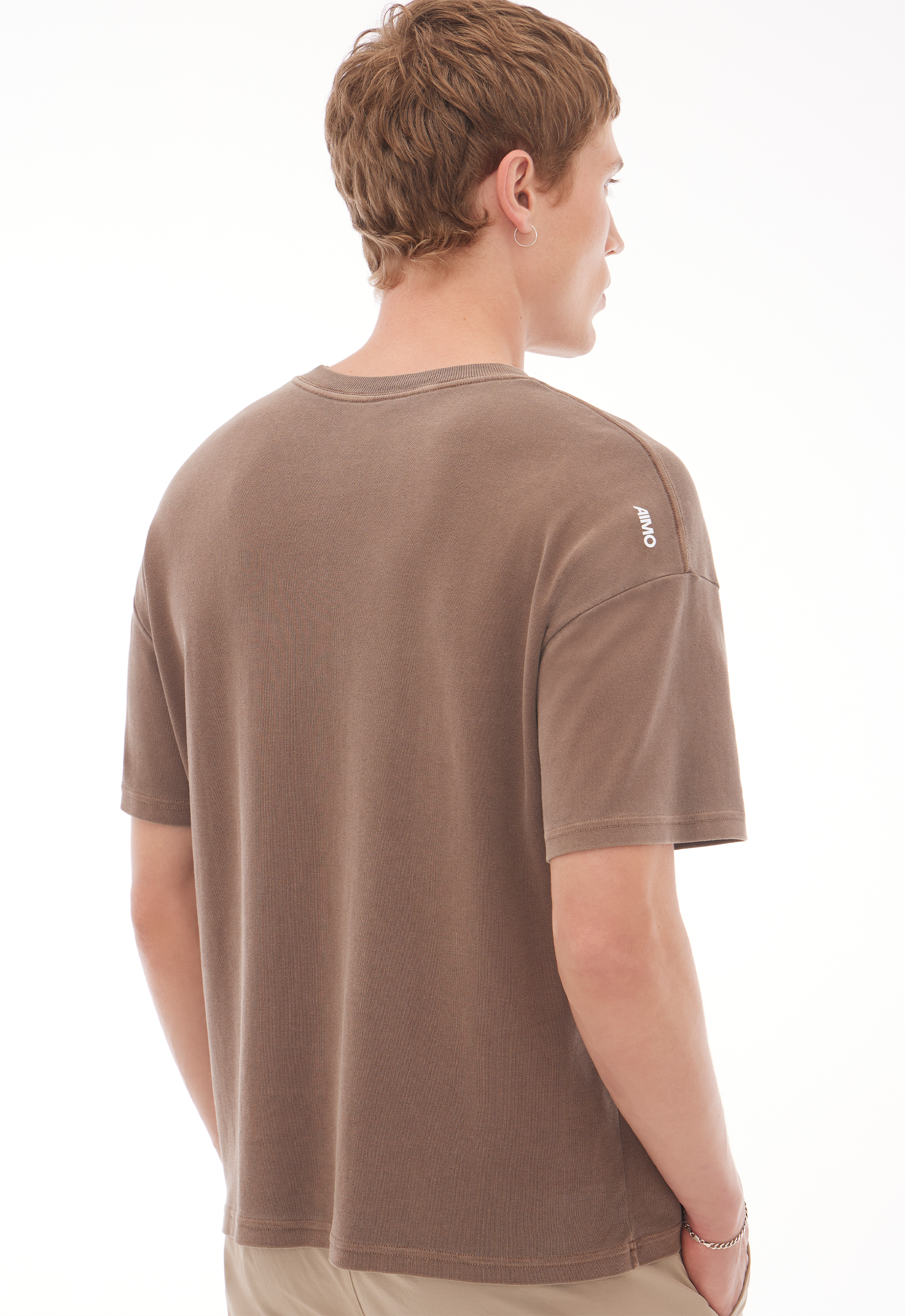 Camiseta Boxy Electric Marrom
