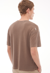 Camiseta Boxy Electric Marrom
