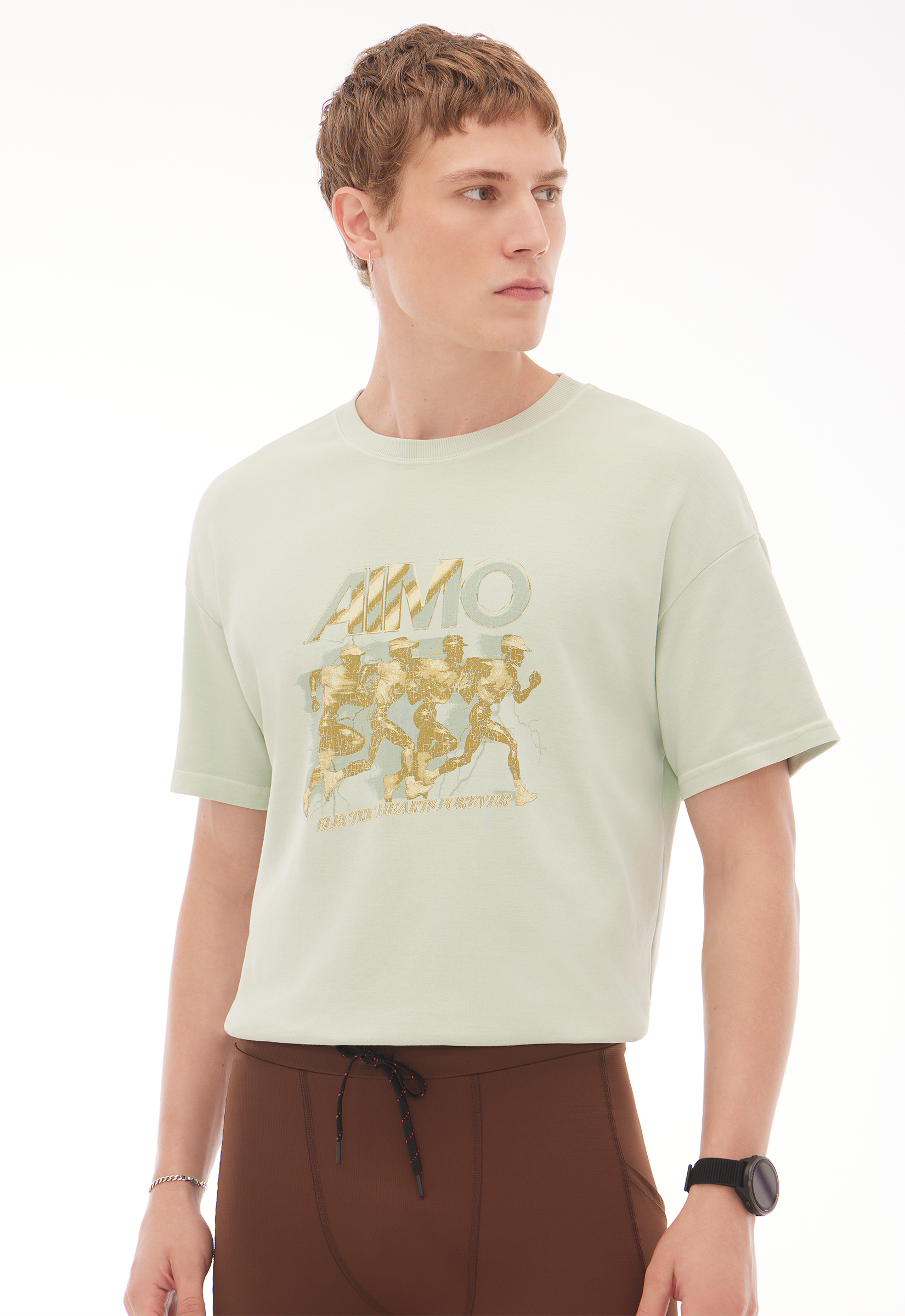 Camiseta Boxy Electric Menta