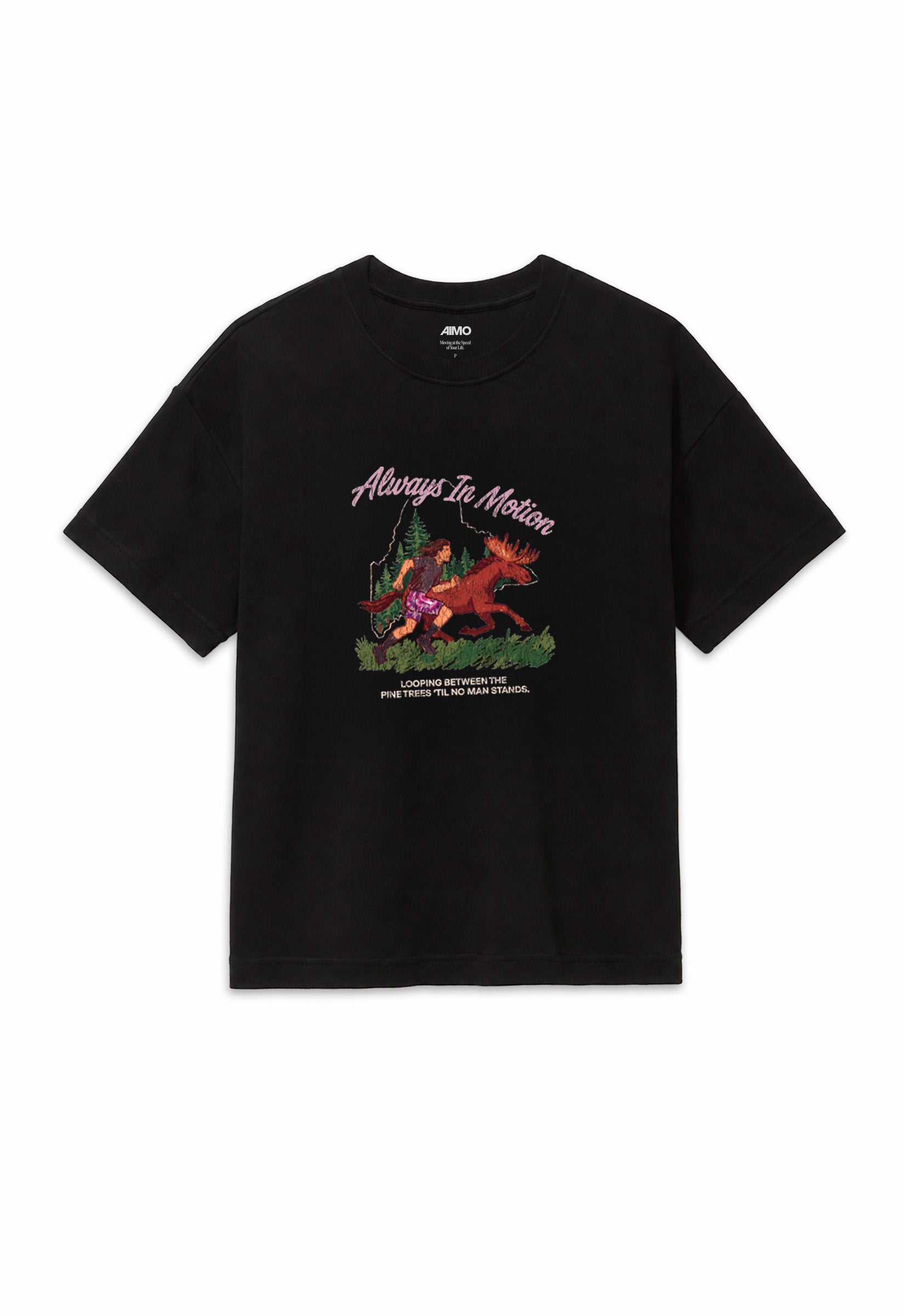 Camiseta Boxy LMS Preta