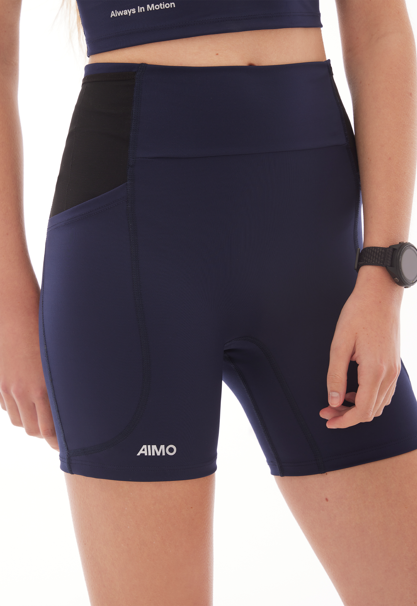 Shorts Pacer Compression 6" Marinho