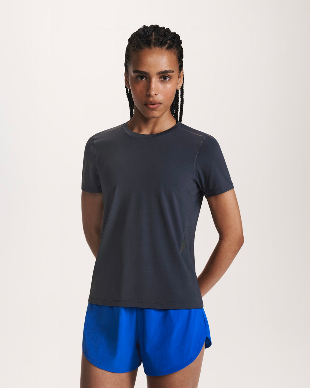 Camiseta Runner UV F Chumbo